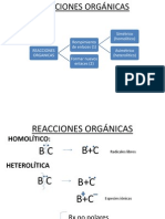 Reacciones Orgánicas