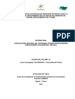 Niveles de Fragilidad Potencial A Erosión y Deslizamiento en El Municipio de Ibagué (Tolima)