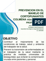 Manejo de Cortopunzantes