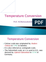 Temperature Conversion