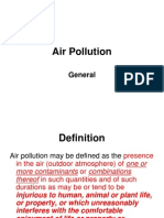 Air Pollution: General