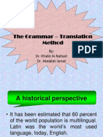 Grammar – Translation Method (2)