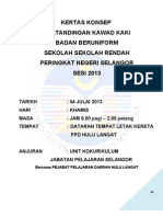 Kertas Konsep Kawad Kaki (SR) Negeri Selangor 2013
