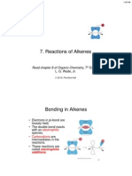 Lecture 07: Reactions of Alkenes