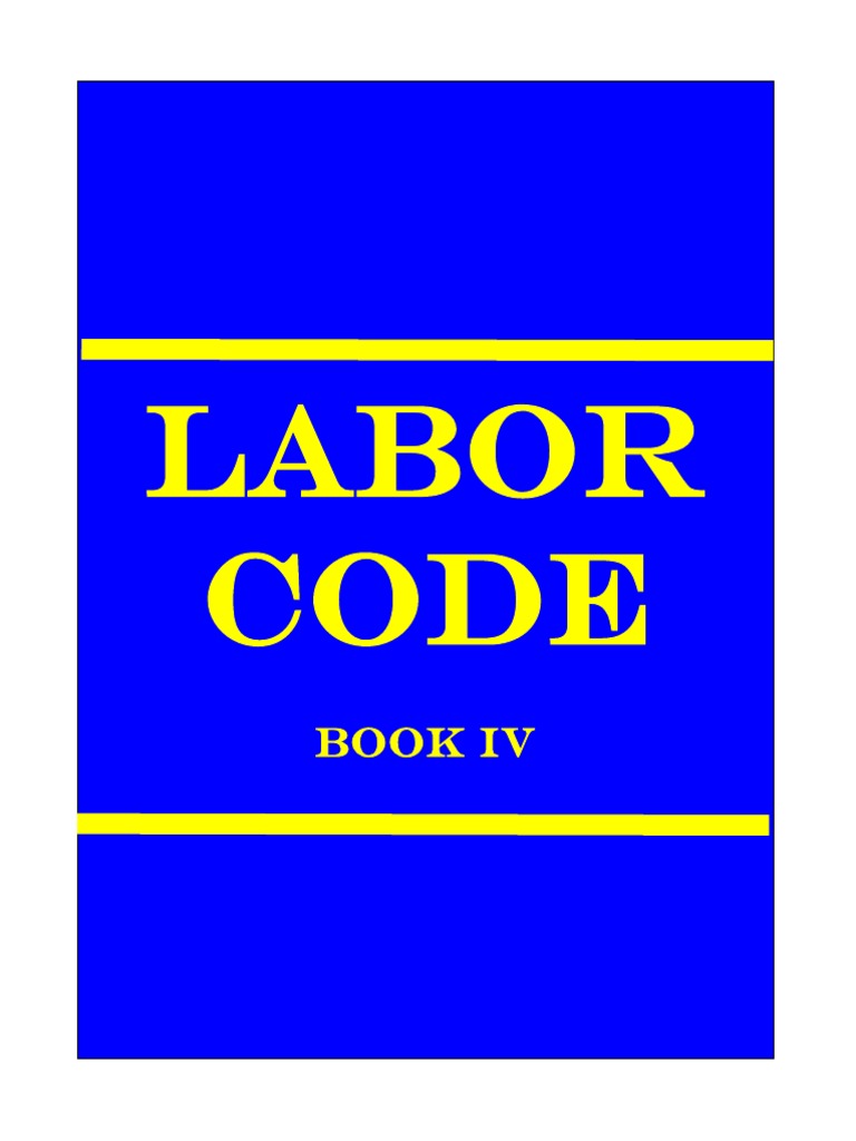 Labor Code Book IV Occupational Safety And Health Employment