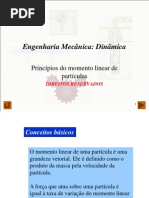 Aulas 53 a 56 - Cinética partículas-impulso e quantidade de movimento