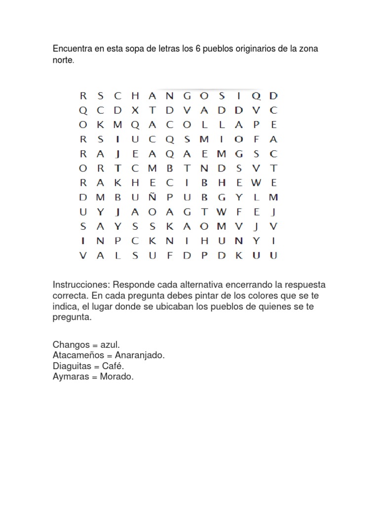 Prueba Historia Pueblos Originarios Pdf Nomada Sociedad De Las Americas