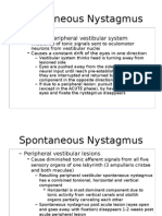 Nkispontaneous Nystagmus