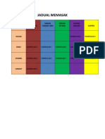 Jadual Memasak