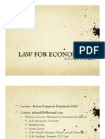 Law for Economists