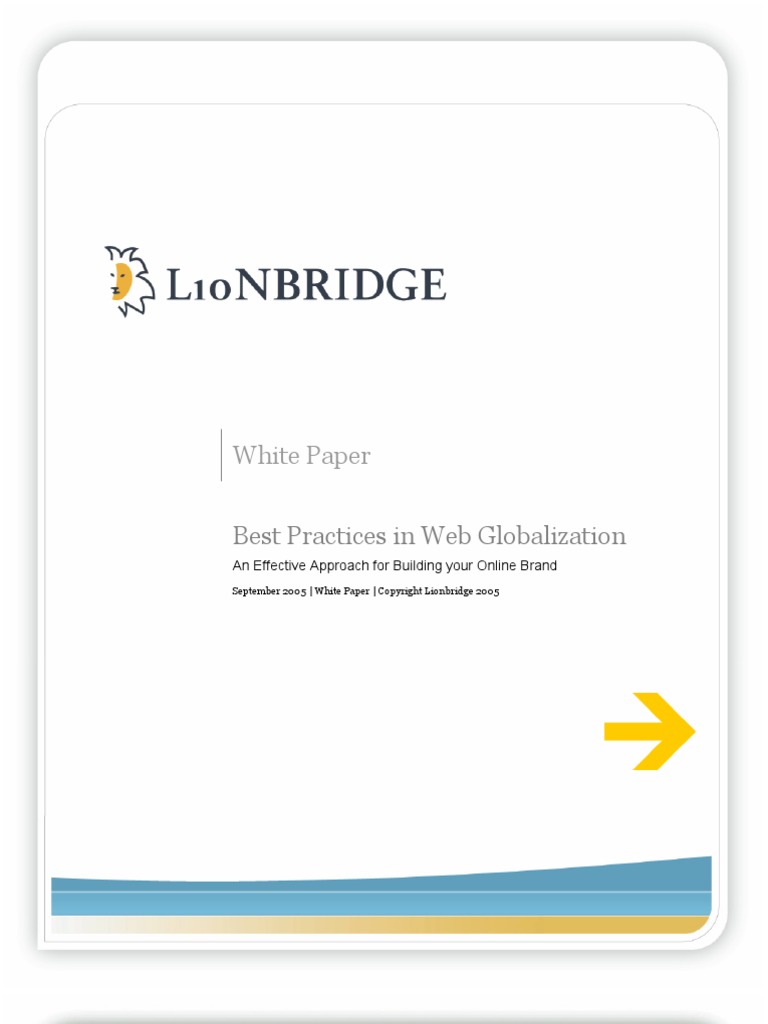 Web Globalization Best Practices | PDF | Web Service | Hypertext ...