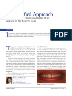 A Simplified Approach to the Immediate Provisionalization of an Implant in the Esthetic Zone 0