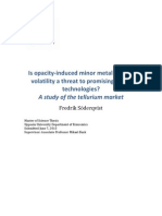 A Study of Tellurium Market Finlanda Iun.2013