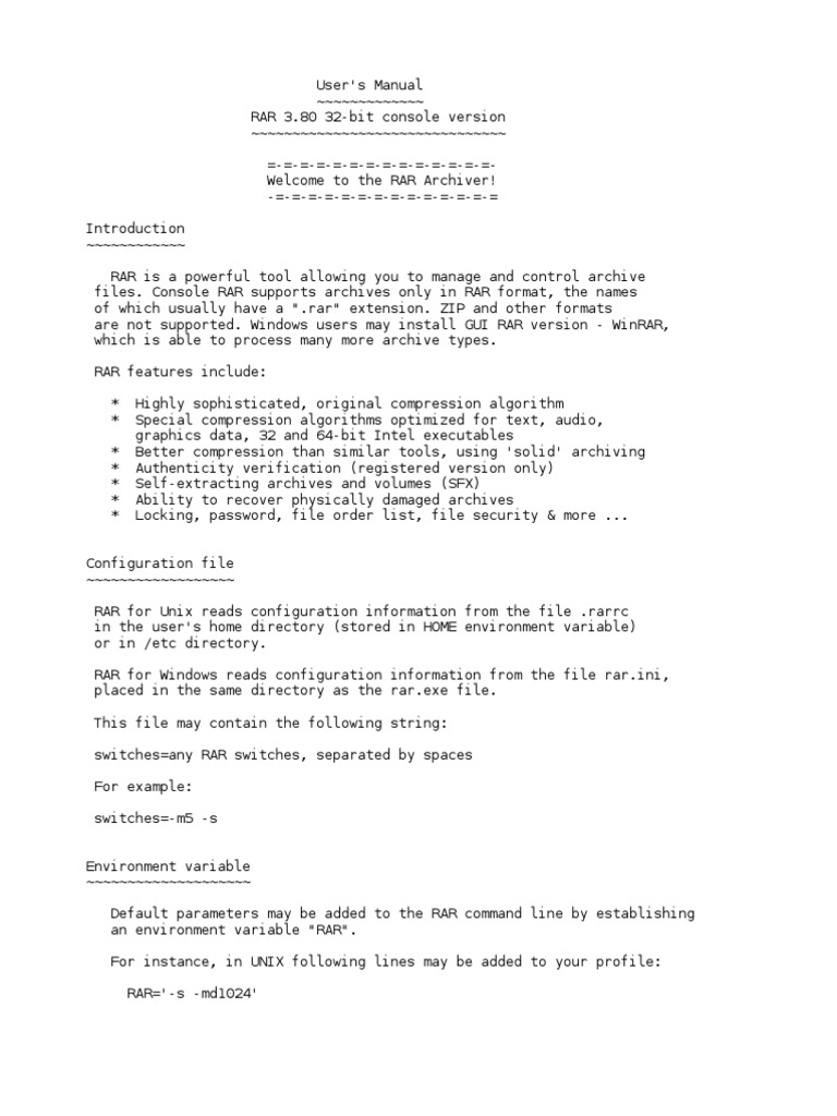 Rar | PDF