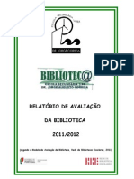 Relatório de Avaliação da Biblioteca da Escola Secundária Dr. Jorge Augusto Correia, Tavira