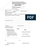 Dac-Anz. Formato 003 Reporte Disciplinario