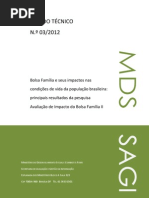 Bolsa Família e seus impactos nas condições de vida da população brasileira