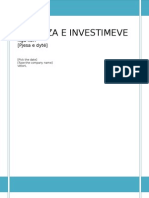 Analiza e Investimeve II