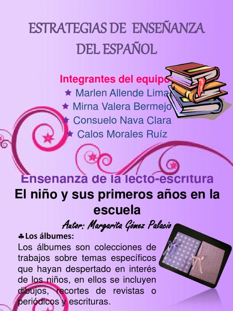 Estrategias de Enseñanza Del Español PDF Aprendizaje