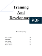 Final Thesis on Training and Development