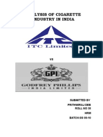 Download Cigarette Industry by Prithwiraj Deb SN15684695 doc pdf