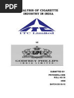 Download Cigarette Industry by Prithwiraj Deb SN15684695 doc pdf