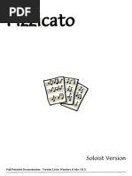 Music Software for Soloist - User Guide - "Pizzicato Soloist"