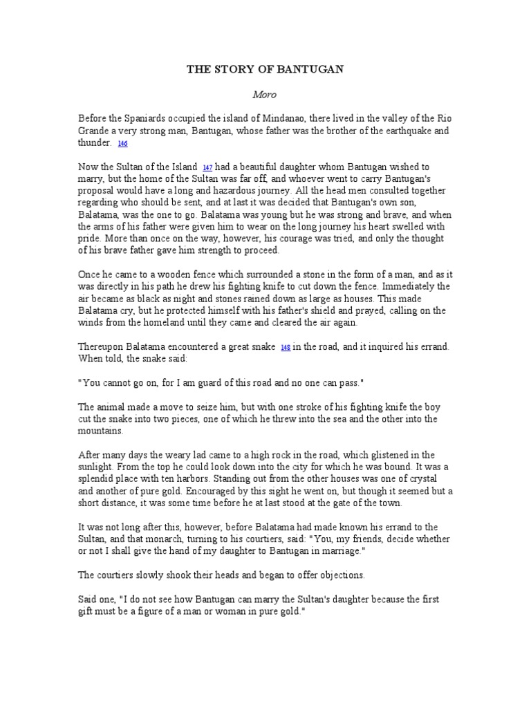 The Story of Bantugan PDF Spanish Empire Violence