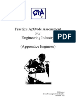 Aptitude Test for engineering apprentices