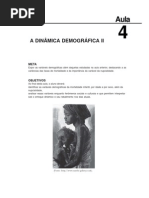 Geografia Da Populacao Aula 4