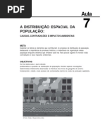 Geografia Da Populacao Aula 7