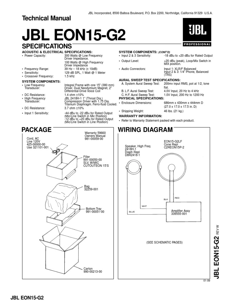 jbl eon wiring diagrams wiring libraryJbl Eon Wiring Diagrams #10