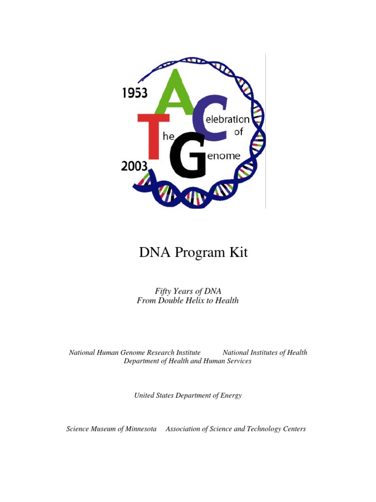 DNA Programming Kit Manual PDF | PDF | Dna | Genome