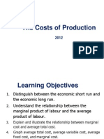 Costs of Production 2012