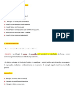 PRINCÍPIOS DO DIREITO DO TRABALHO