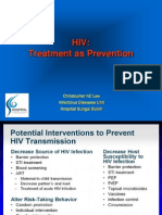 HIV Treatment and Prevention