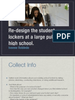 Re-Design The Student Lockers at A Large Public High School