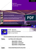 PILARES DE LA EDUCACION - Presentación