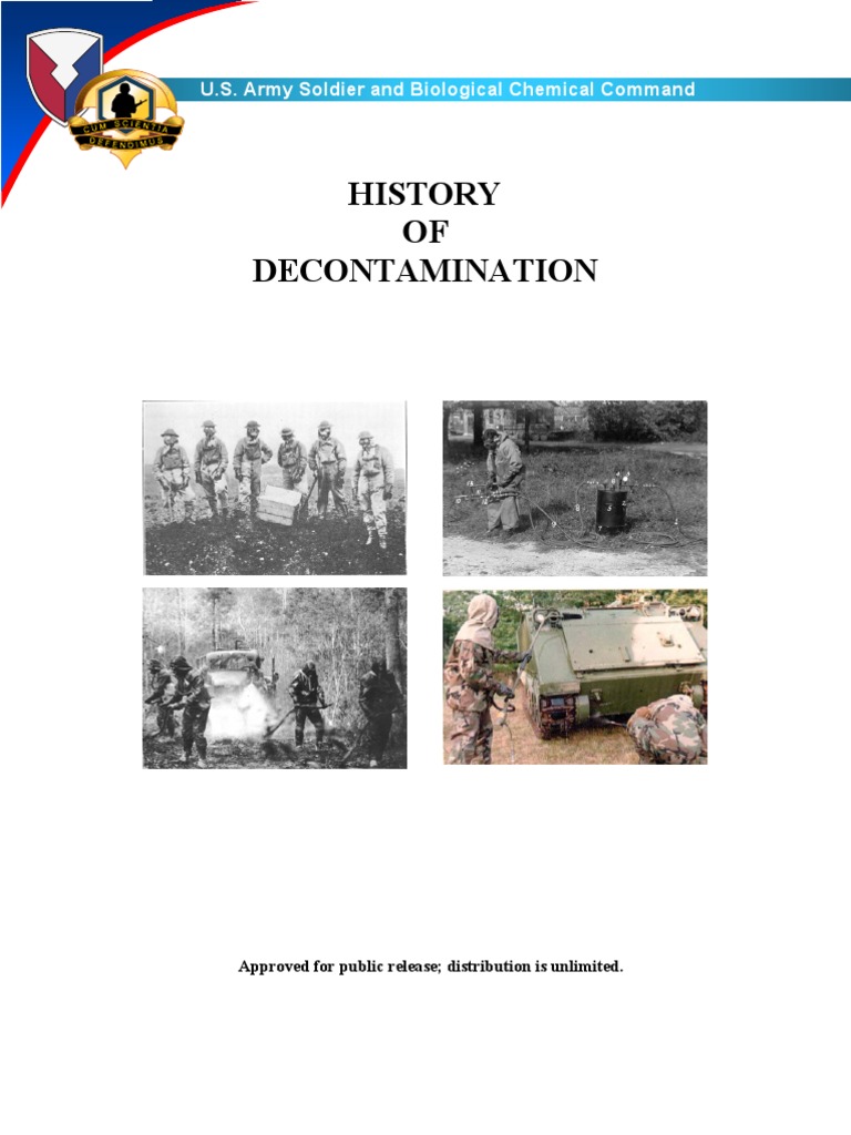 Decon History PDF Bleach Chemical Warfare