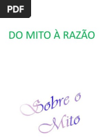 DO MITO A RAZAO