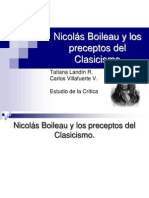 Nicolás Boileau y El Clasicismo