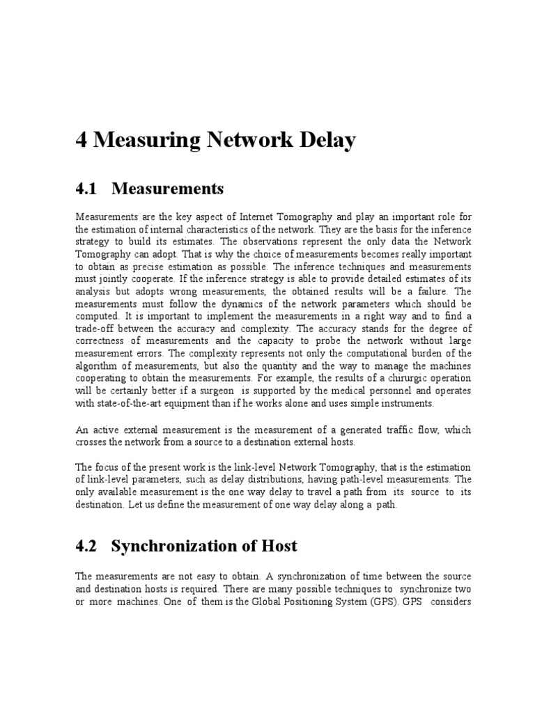 ICMP Latency Measurement Techniques | PDF | Internet Protocols | Data ...