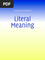 Download Recanti Francois Literal Meaning by Armando Lavalle SN156904585 doc pdf