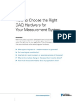 How To Choose Daq Hardware