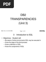 DB2 Transparencies (Unit 3) : DB2 - TR Ver. 1.0.0 04/12/1998 Page 1 of 54