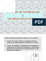 El Tensor de los Esfuerzosylos esfuerzos principales