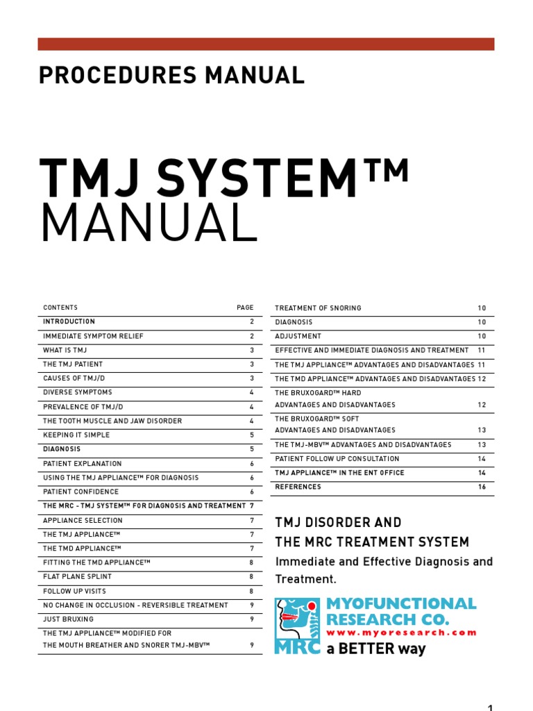 TMJ Manual 792 | PDF | Medical Diagnosis | Dentistry