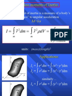 9.11-9.15 Mass Moments of Inertia: R DM R DV R DV