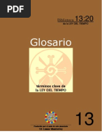 Glosario 13:20 Tzolkin Maya