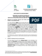 UOL PPHG Joint Announcement Despatch of Delisting Circular and Exit Offer Letter PDF